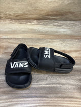 Vans La Costa Slides Black sz 7c
