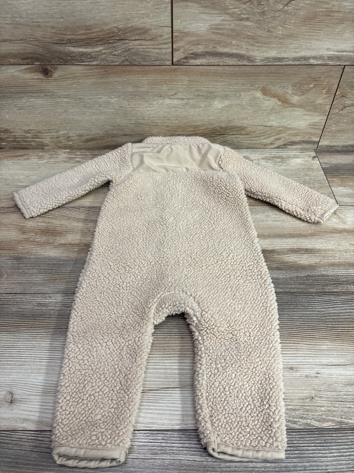Carter's Embroidered Sherpa Coverall Beige sz 9m