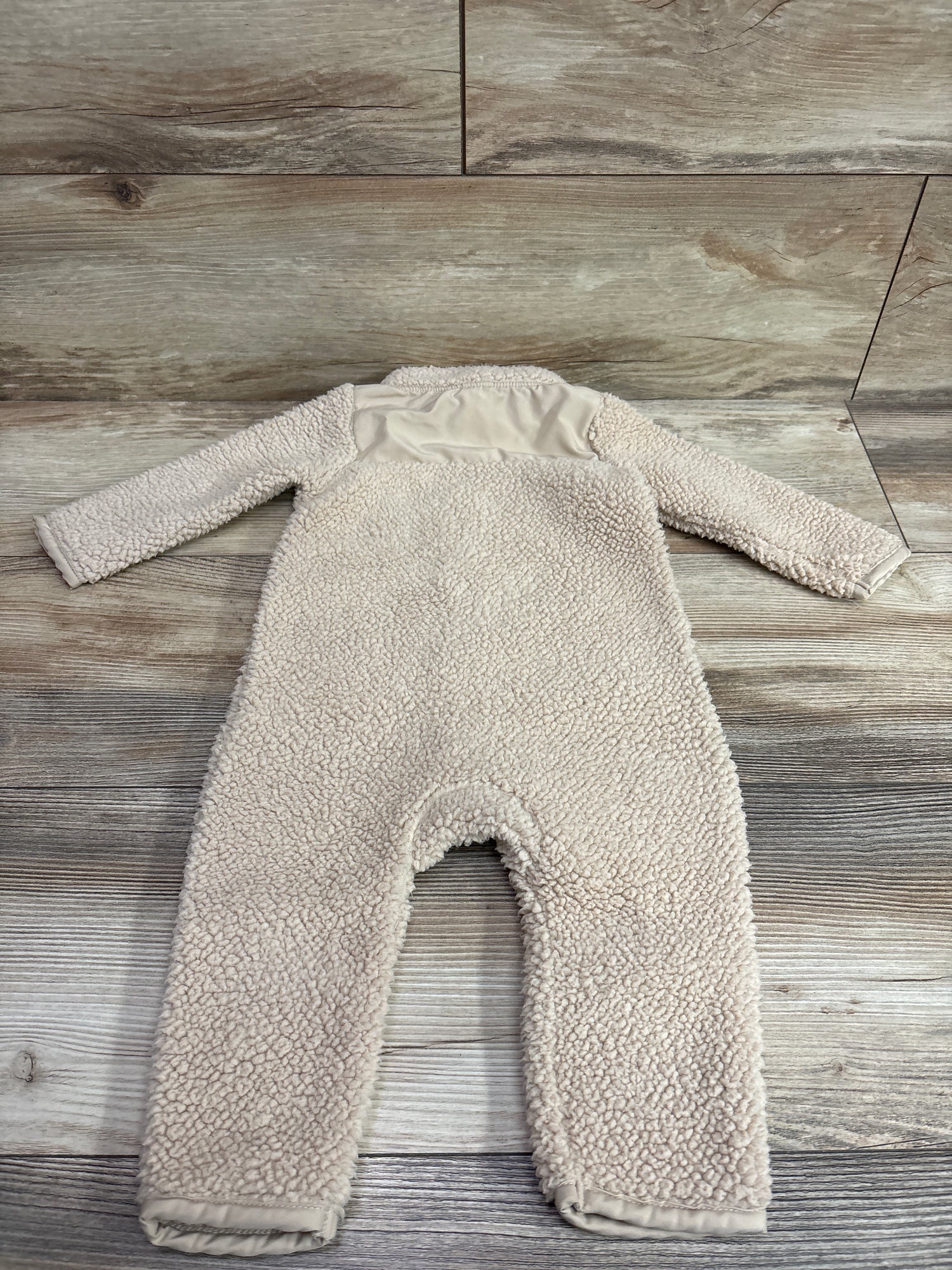 Carter's Embroidered Sherpa Coverall Beige sz 9m