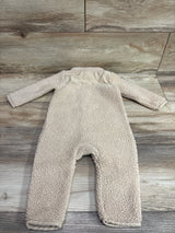 Carter's Embroidered Sherpa Coverall Beige sz 9m