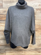 NWOT Gap Maternity CashSoft Turtleneck Sweater Grey sz Medium
