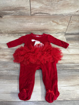 Baby Essentials Santa Tutu Coverall Red sz 9m