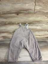 H&M Cord Bear Overalls Taupe sz 6-9m