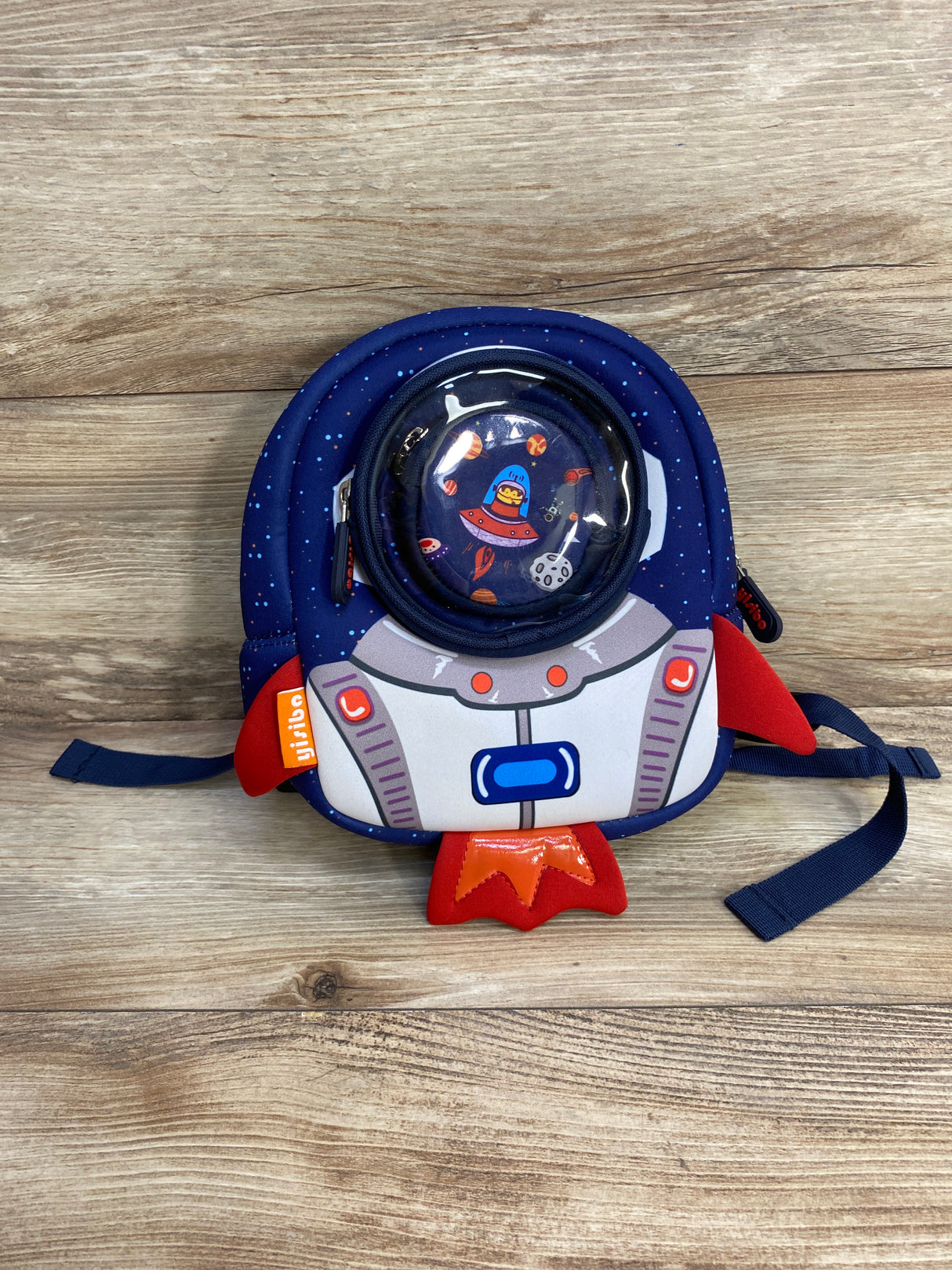 yisibo Navy Rocket Backpack with Leash