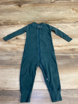 Hanna Andersson Solid Footless Sleeper Green sz 12-18m