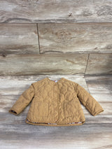 Old Navy Quilted Snap-Front Jacket Tan sz 12-18m