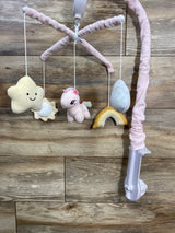 Hleeduo Pink Unicorn Crib Mobile