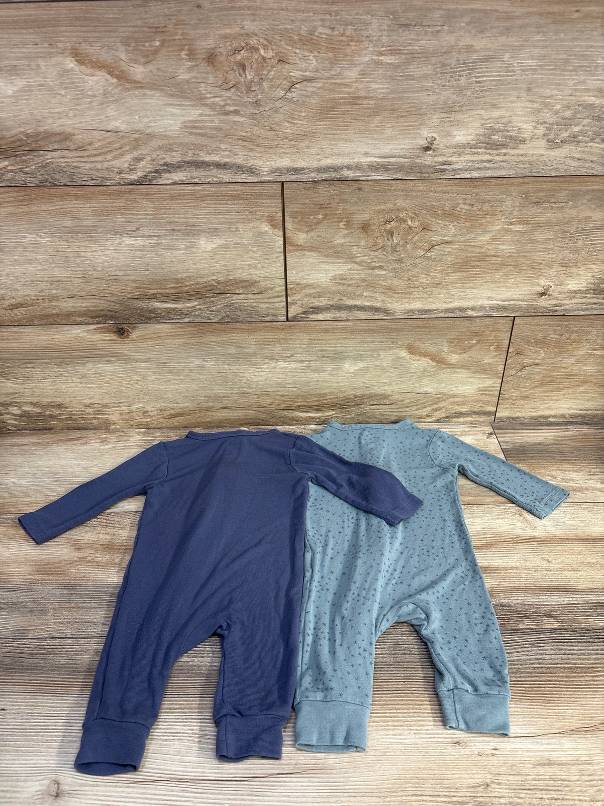 Cloud Island 2pk Soft Modal Sleepers Blue sz 3-6m