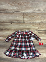 NEW Family Pjs Plaid Nightgown White sz 2T