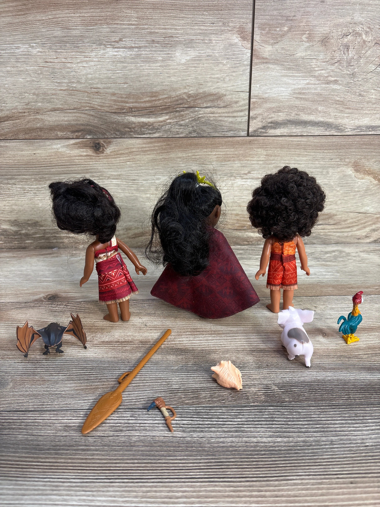 Disney Moana 2 Moana, Loto & Matangi Petite Dolls Set