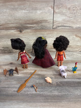 Disney Moana 2 Moana, Loto & Matangi Petite Dolls Set