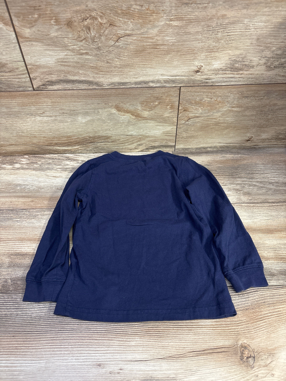 Carter's Long Sleeve Shirt Navy Blue sz 4T