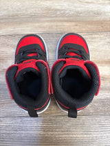 Nike Court Borough Mid 2 TD 'Black University Red' sz 8c
