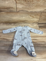 Carter's Otter Sleeper Blue sz Newborn