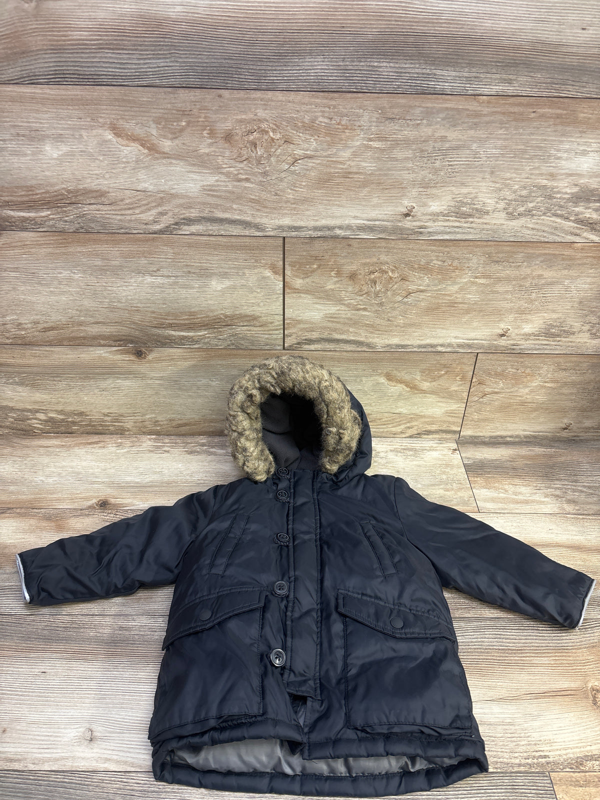 Baby Gap ColdControl Max Snorkel Parka Jacket Black sz 2T