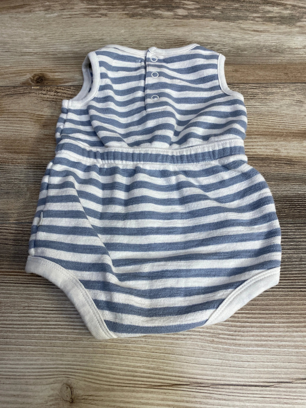 Little Planet Striped Romper Blue sz 9m