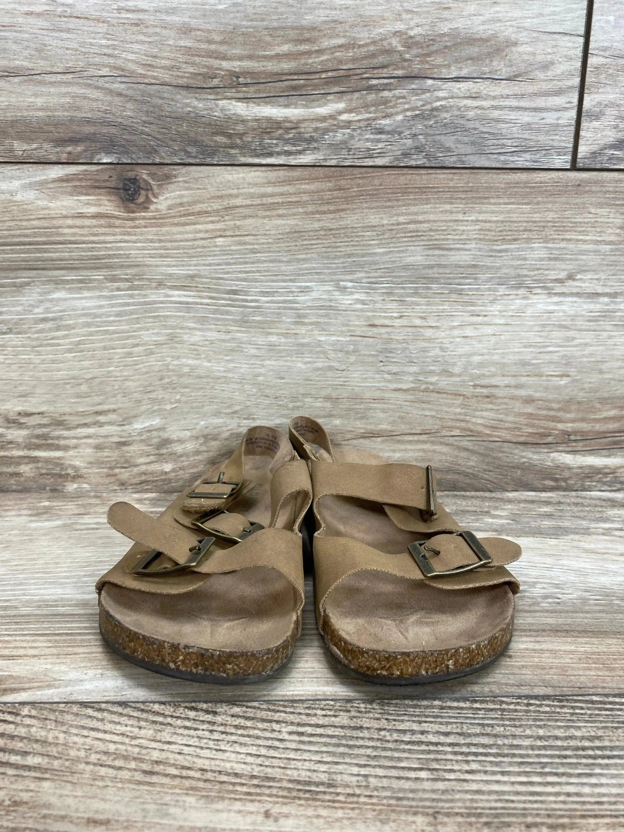 Old Navy Cork Bed Double Buckle Sandals Tan sz 11c - Me 'n Mommy To Be