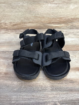 Cat & Jack Cedric Footbed Sandals Black sz 12c