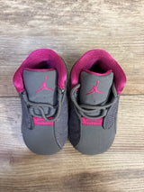 Air Jordan 13 Retro CB 'Hyper Pink' Sneakers & Hat Gift Pack Grey sz 3c
