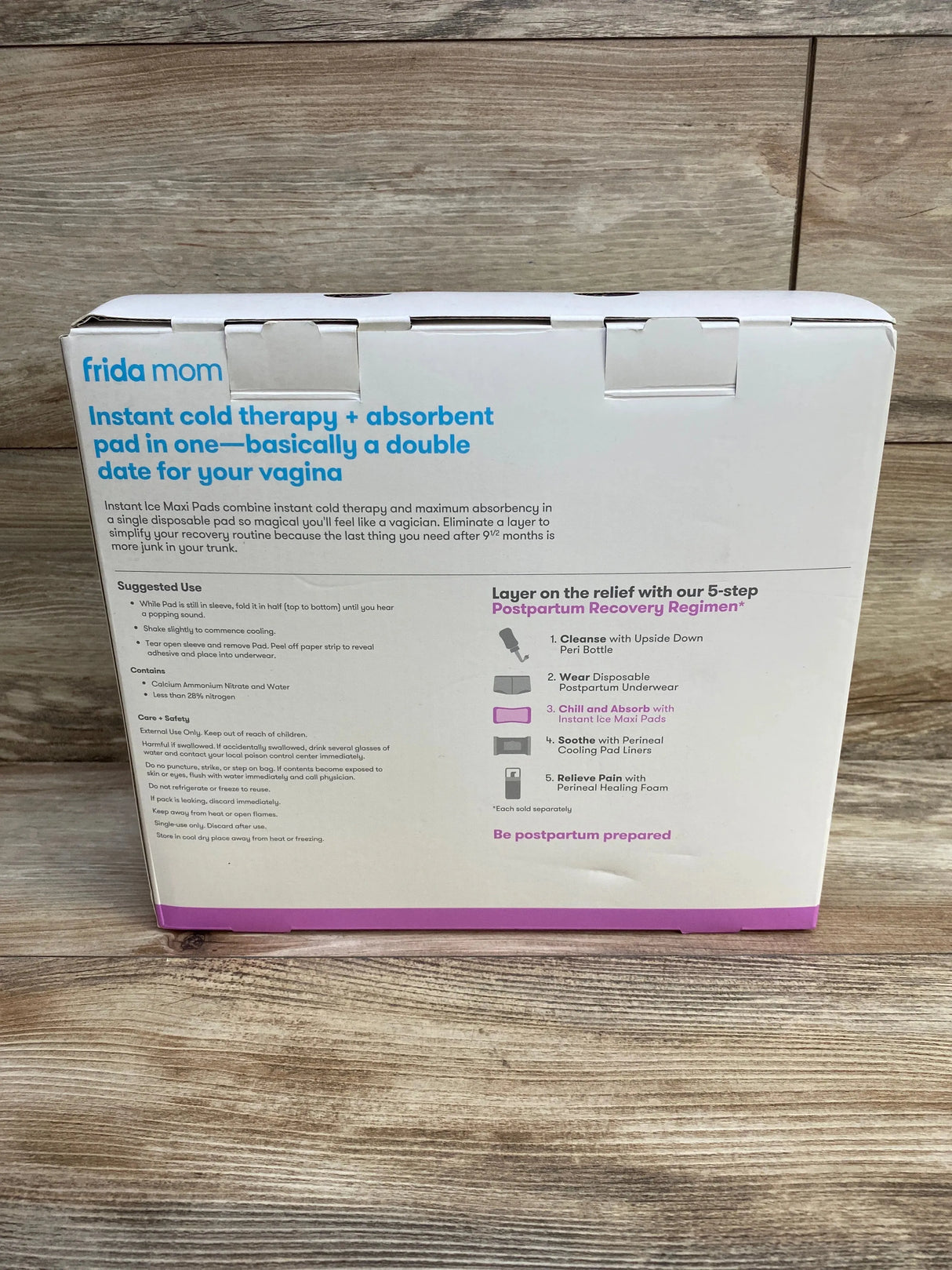 NEW Frida Mom Instant Ice Maxi Pad  8ct