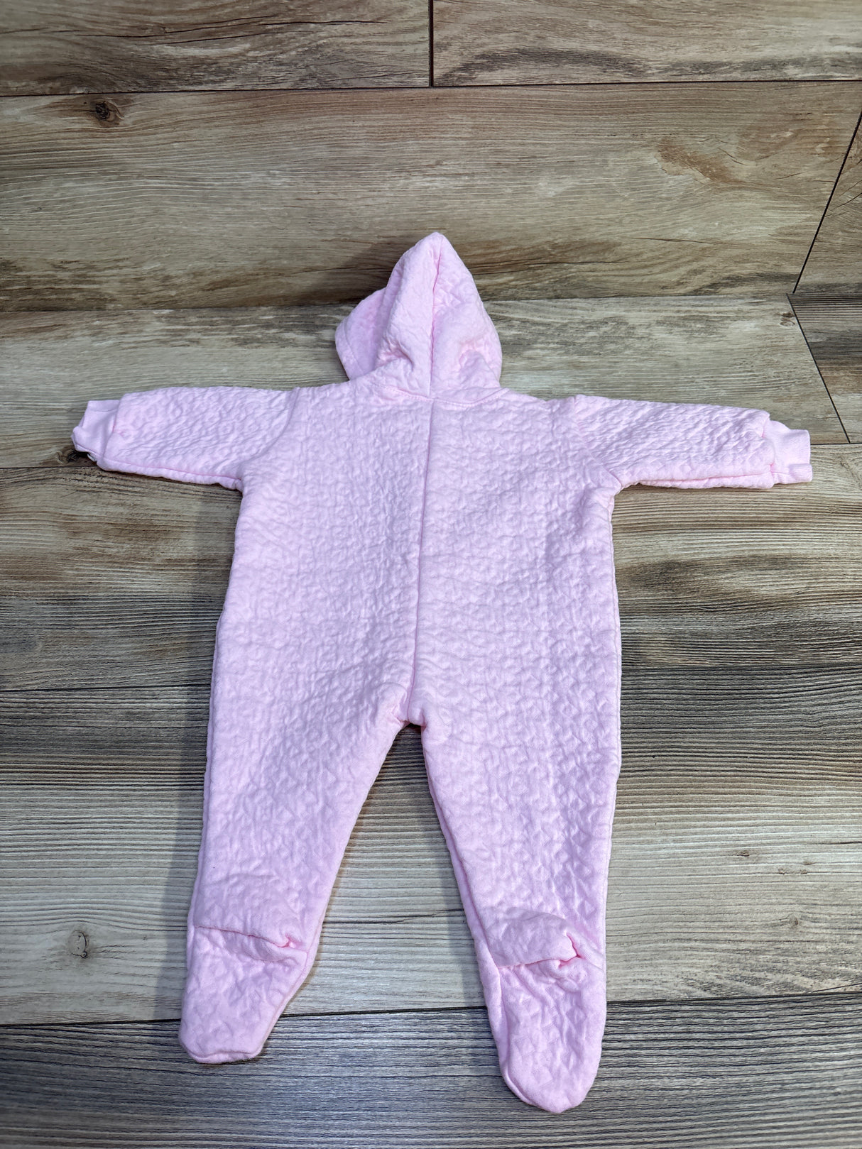 New Baby Hooded Footie Coverall Pink sz 0-3m