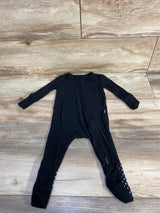 Posh P Ribbed Sleeper Black sz 6-9m