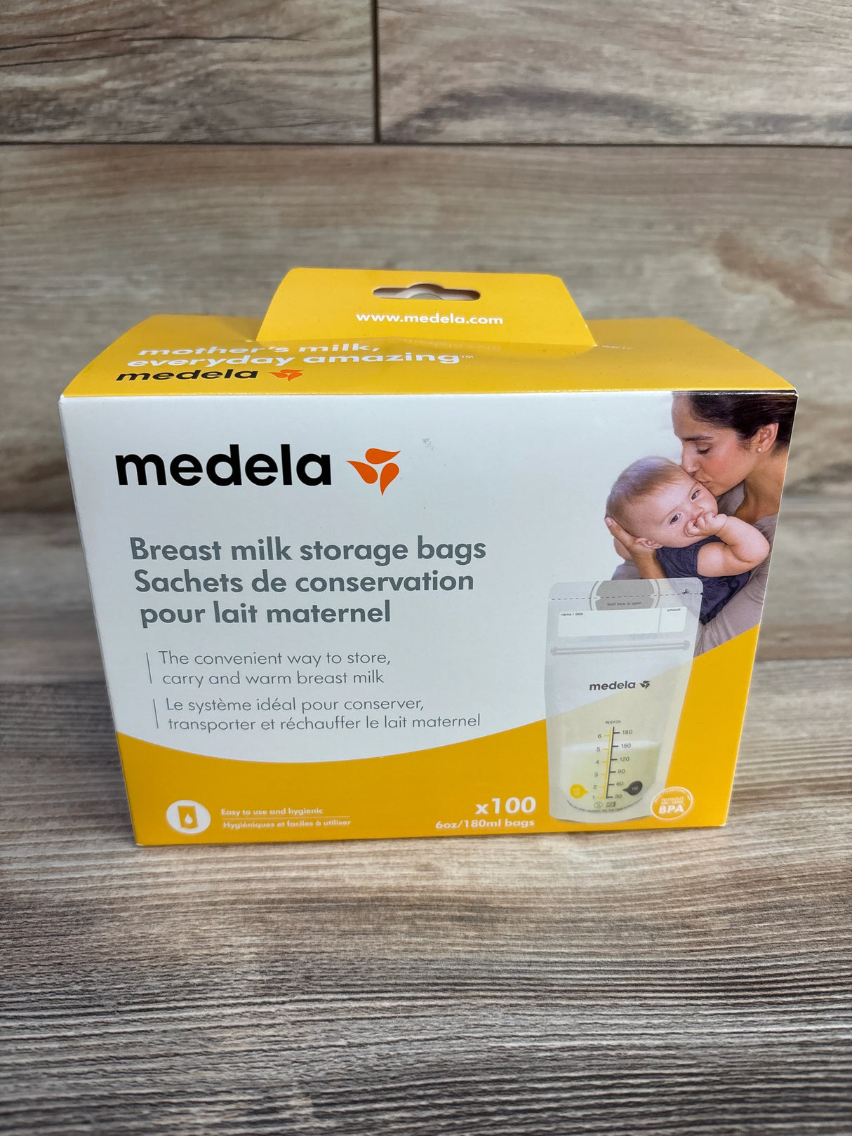 NEW Medela 100ct Breast Milk Storage Bags 6oz