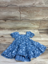 Vince Camuto Tiered Chambray Dress Blue sz 2T