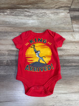 Disney Baby Lion King 'The King Has Arrived' Bodysuit Red sz Newborn