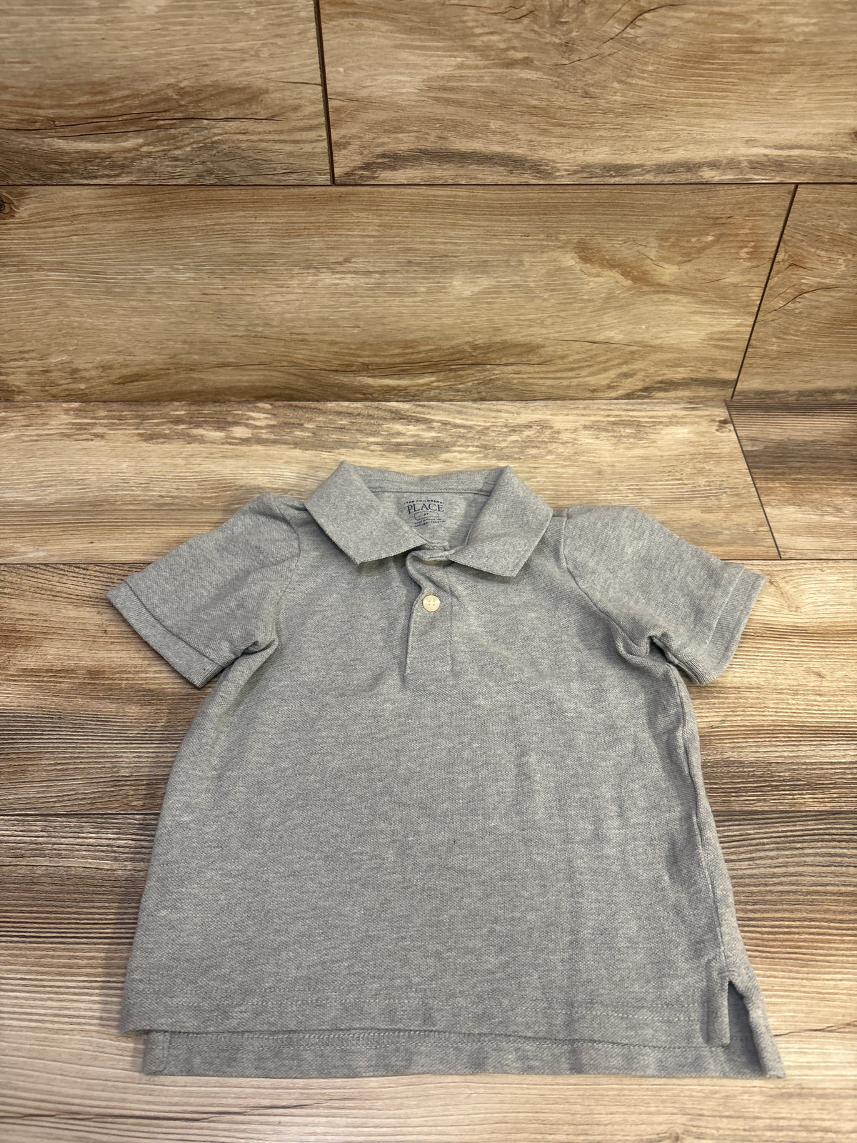 Children's Place Polo Shirt Grey sz 3T