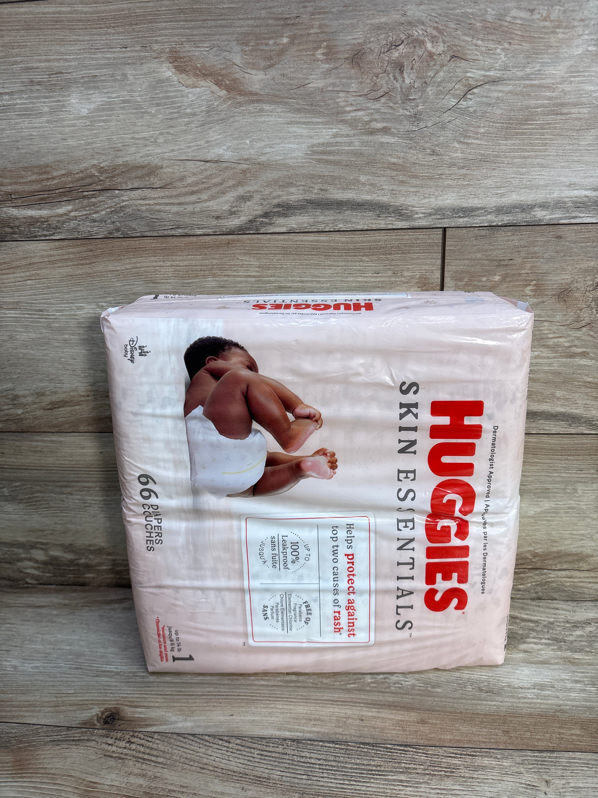 NEW Huggies Skin Essentials Diapers Size 1 66ct.