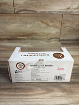 NEW Little Me Rattle Booties 2pk Pink sz 0-12m