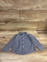 Nautica Long Sleeve Button-Up Shirt Blue sz 24m