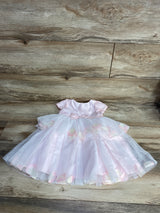 Pippa & Julie by Marmellata Tiered Tulle Dress Pink sz 18m