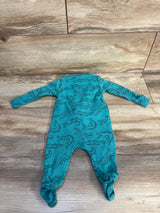 Old Navy Alligator Sleeper Blue sz 0-3m