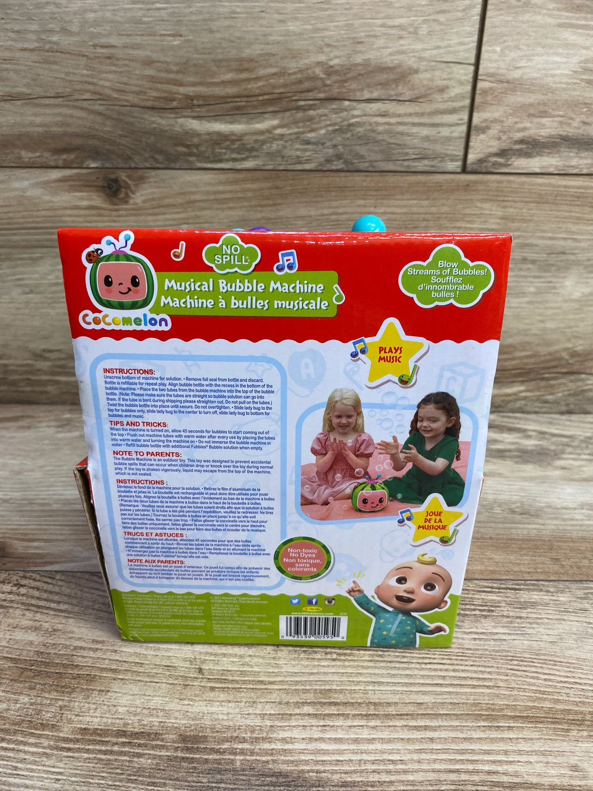 NEW Cocomelon Musical Bubble Machine