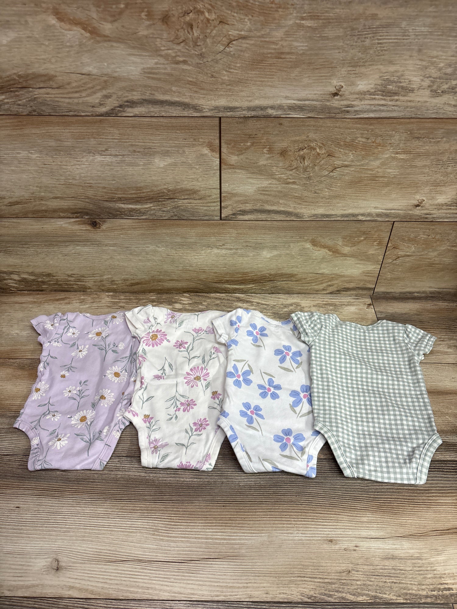 Just One You 4pk Bodysuit Set White sz 3m