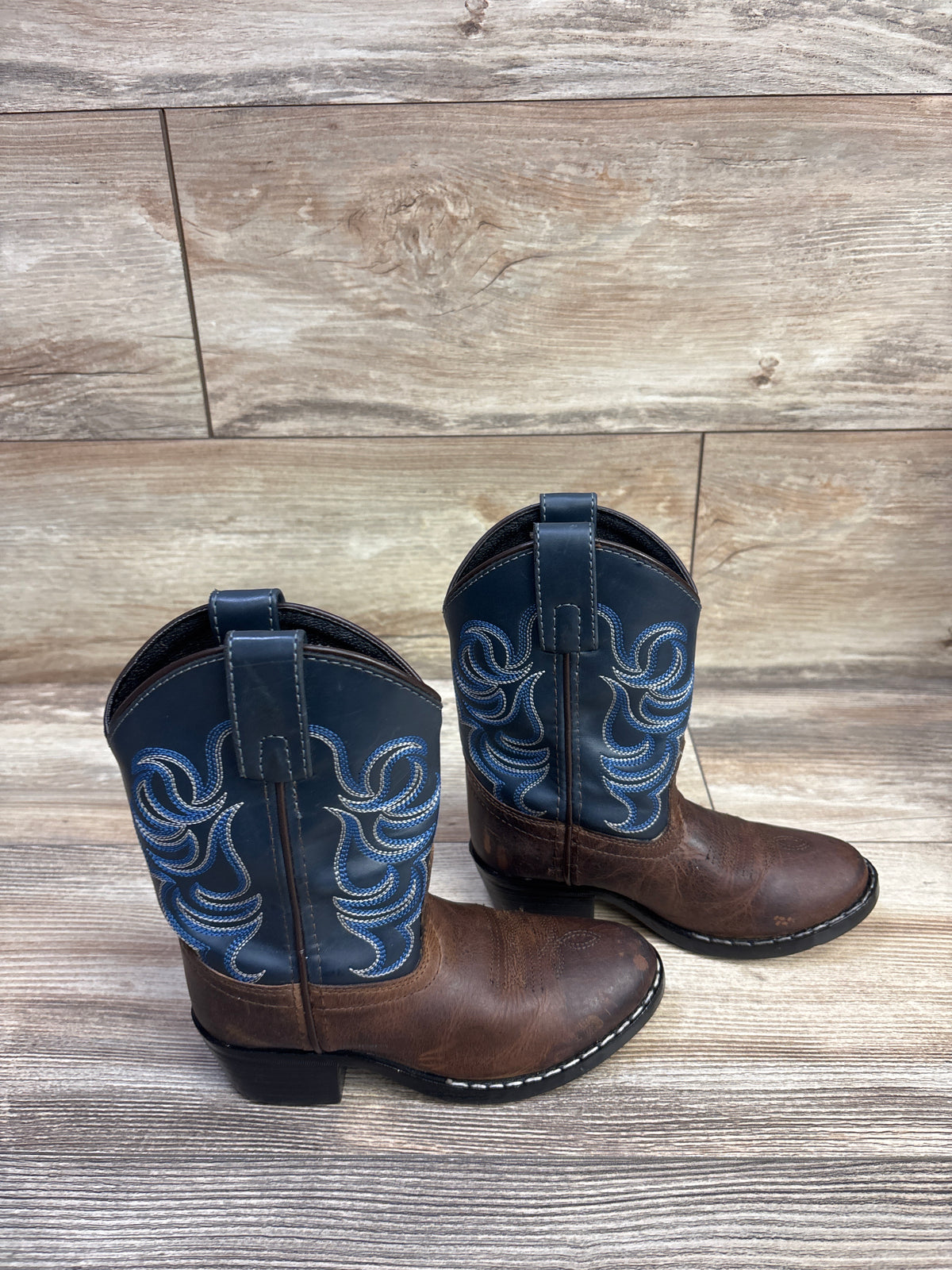 Cody James Holt Two-Tone Embroidered Western Boots Brown sz 11c