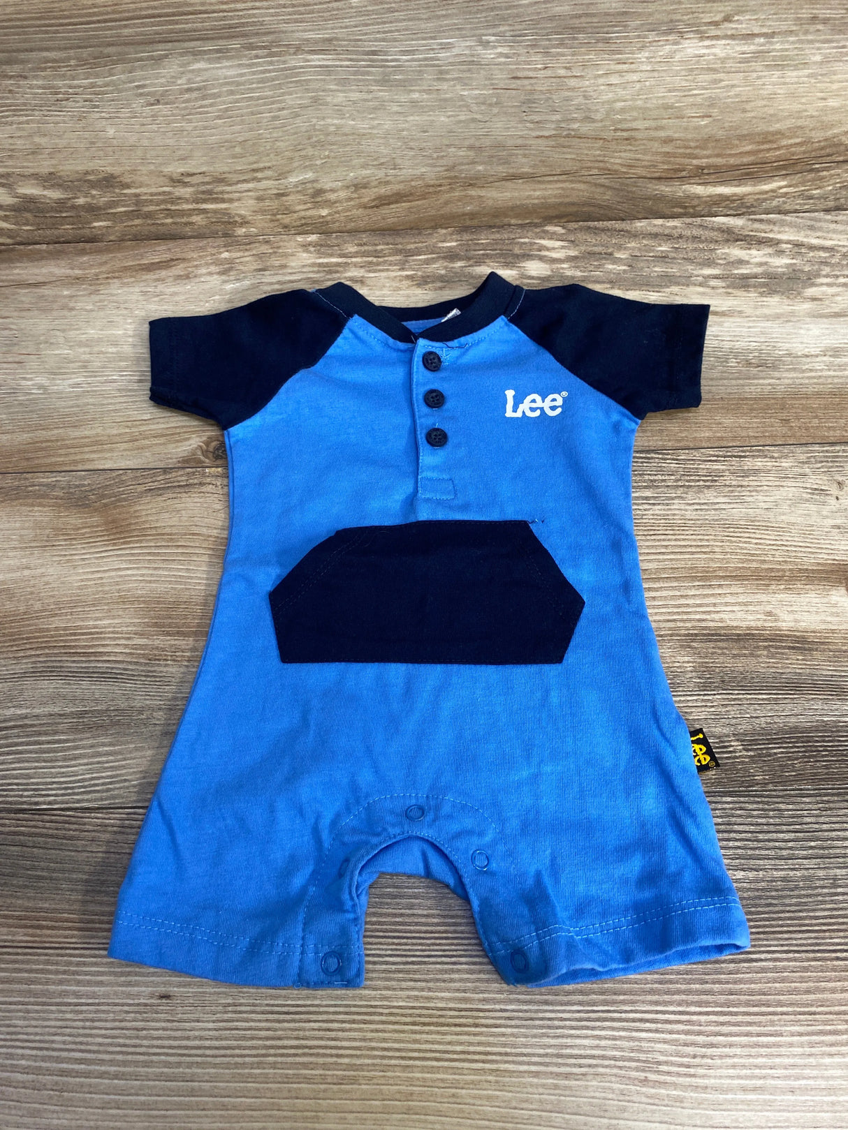 Lee Henley Romper Blue sz 0-3m