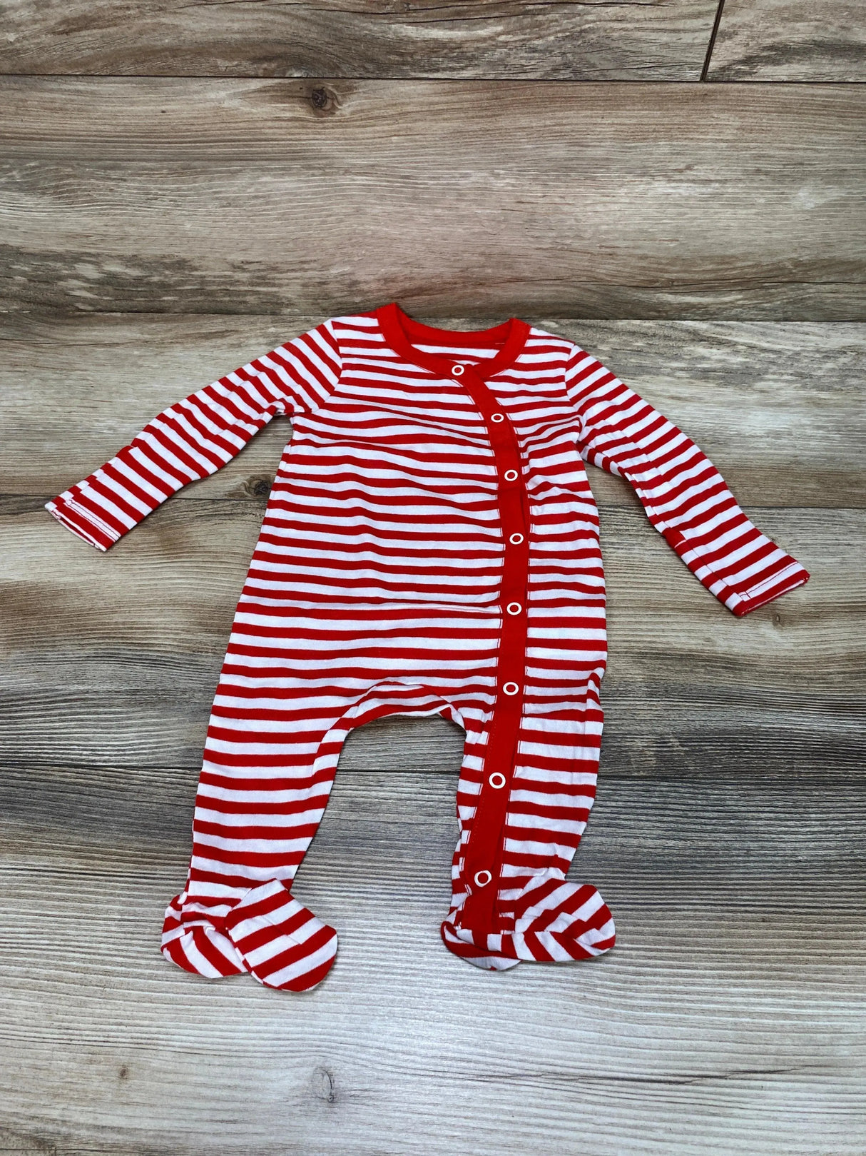 Mighty Goods Striped Sleeper Red sz Newborn - Me 'n Mommy To Be