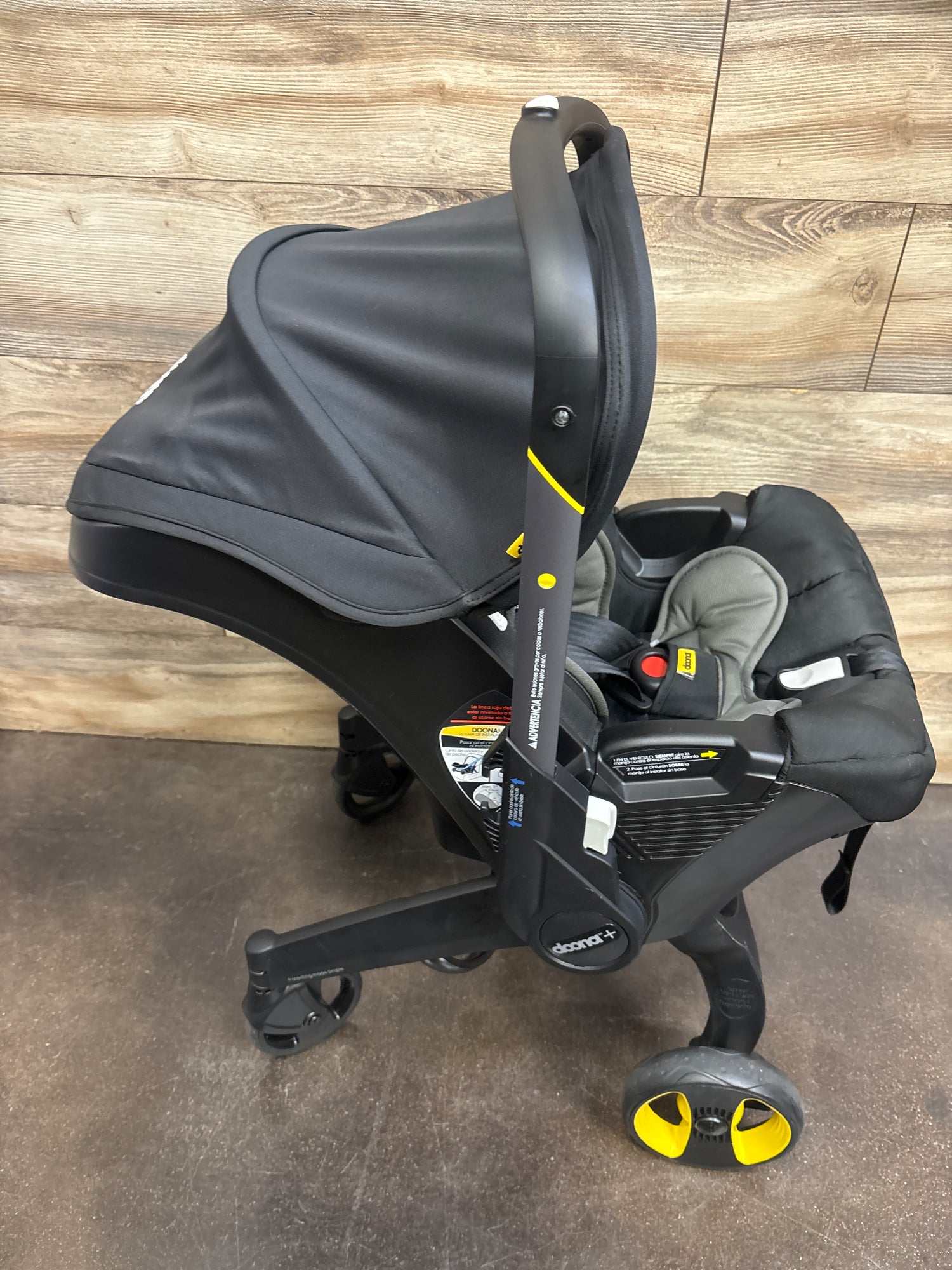 Doona Car Seat & Stroller All-in-One Travel System, Nitro Black