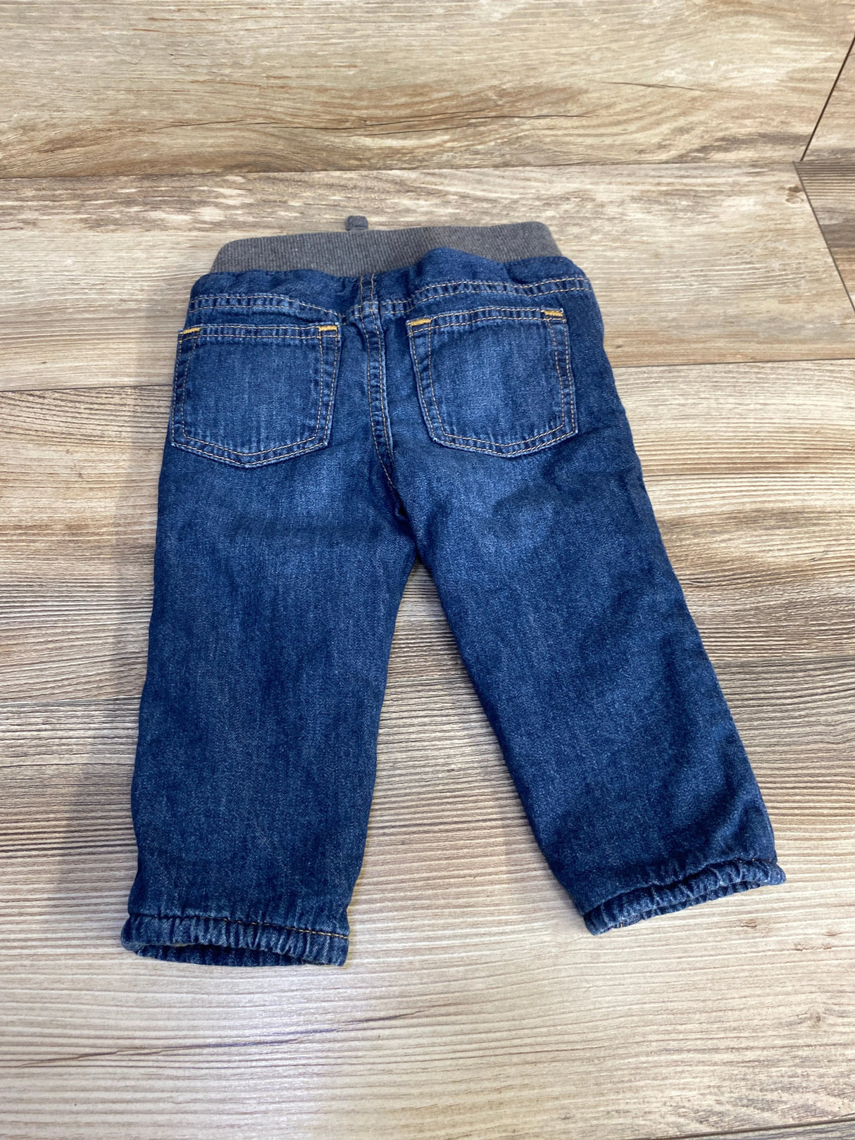 Baby Gap Fleece Lined My First Straight Jeans Blue sz 6-12m