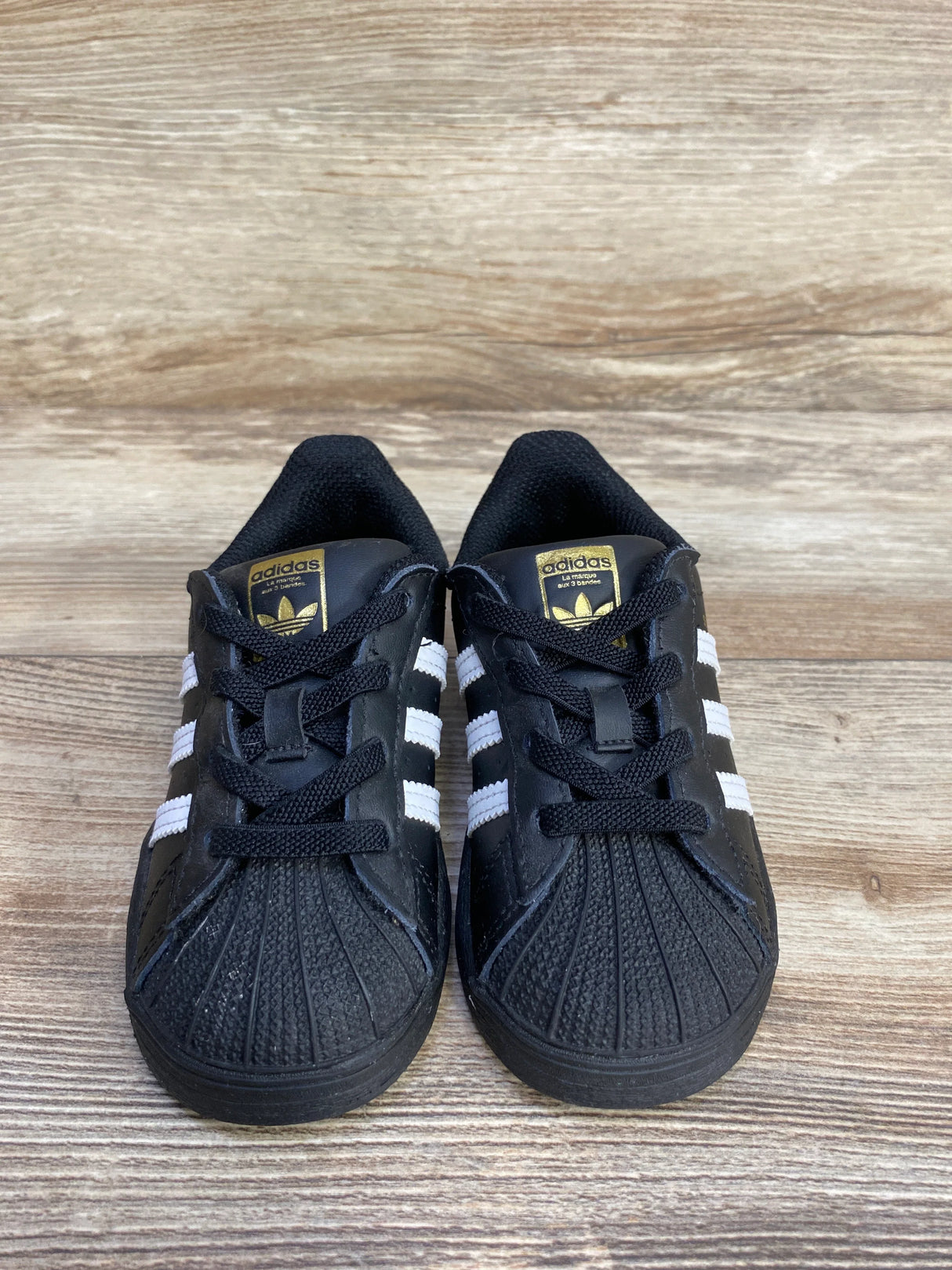 Adidas Superstar II Shoes Black/Cloud White sz 8c - Me n Mommy To Be