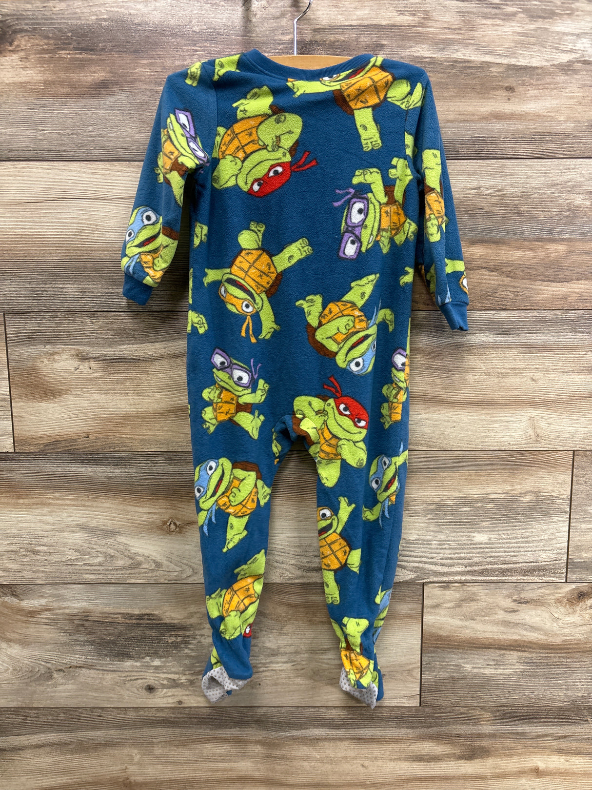Teenage Mutant Ninja Turtles Blanket Sleeper Blue sz 3T