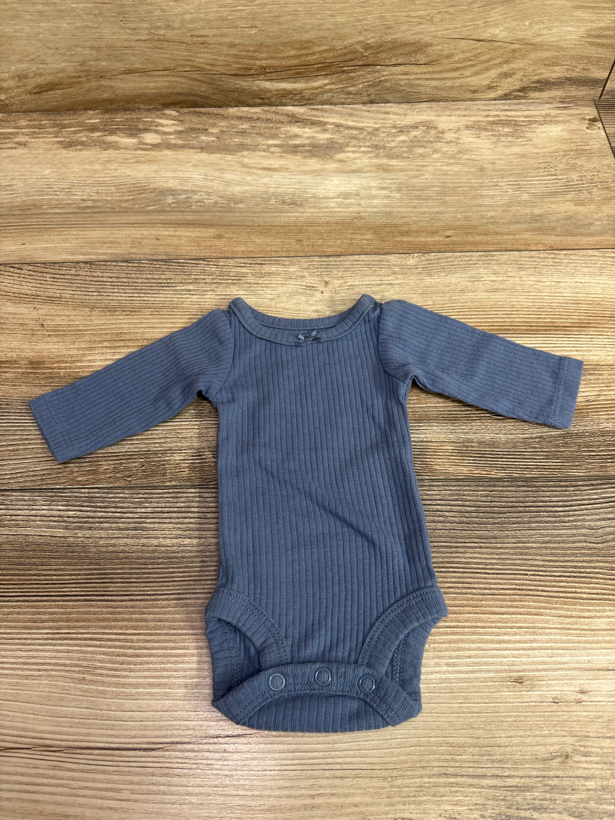Carter's Ribbed Long Sleeve Bodysuit Blue sz Preemie