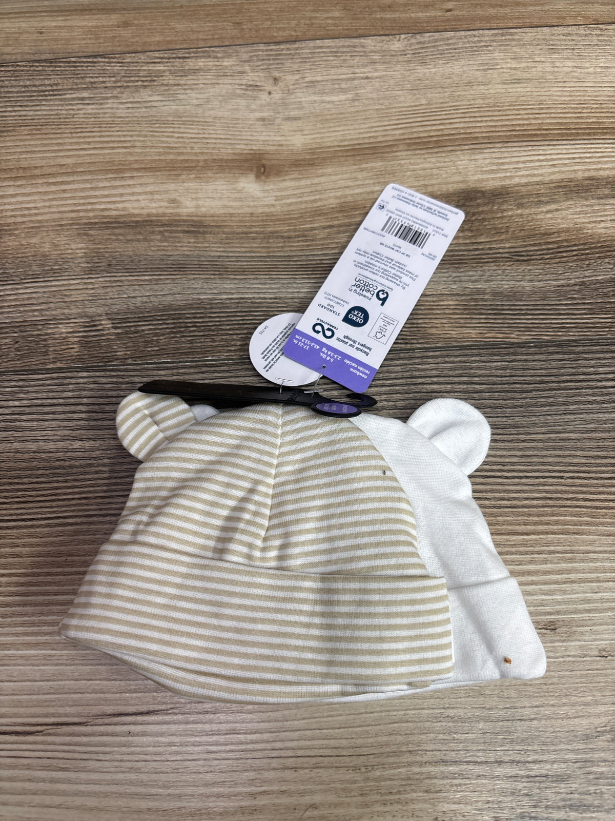 NEW Gerber 2pk Caps sz Newborn