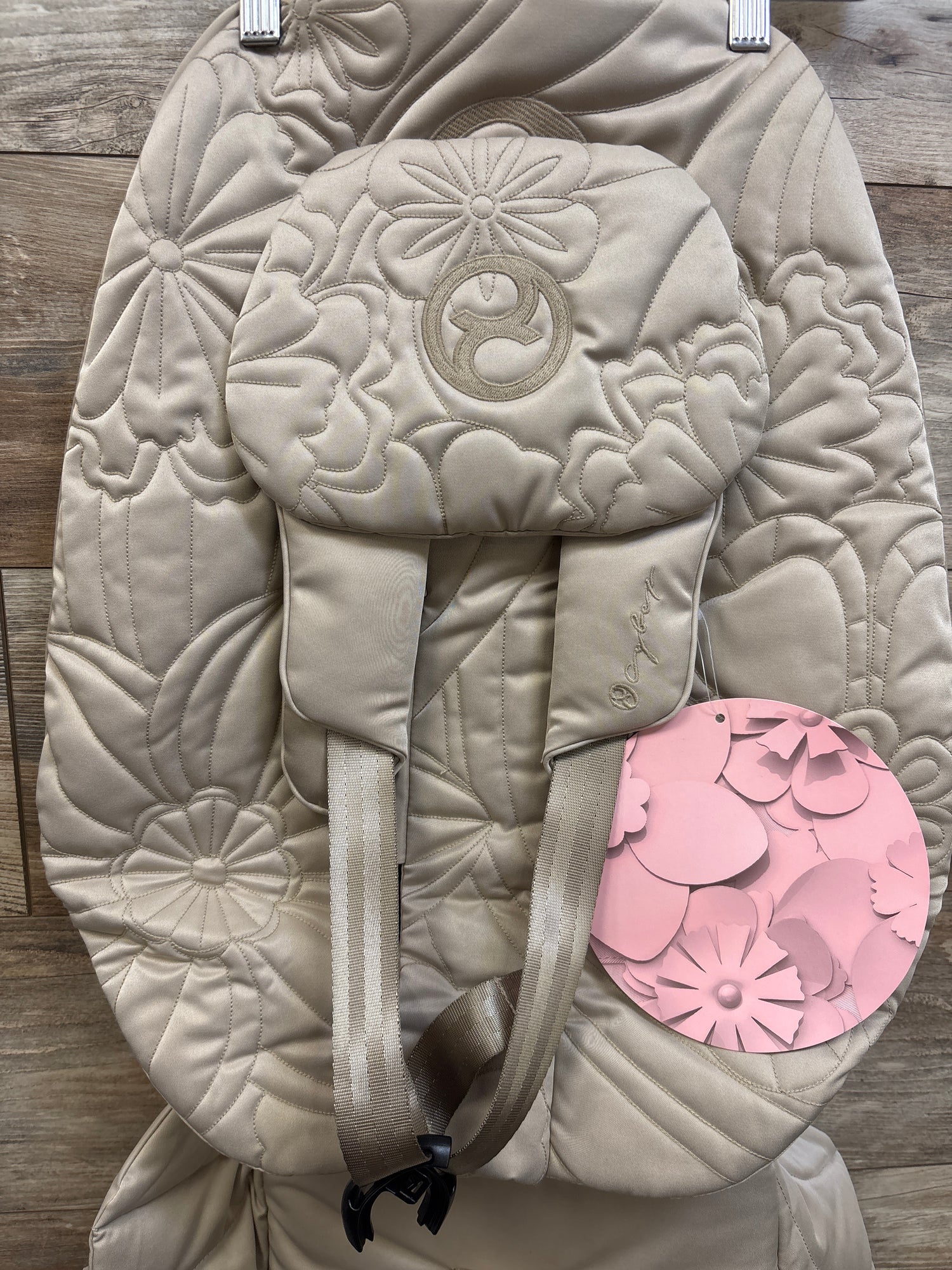 Cybex Platinum Mios Seat Pack in Floral Nude Beige