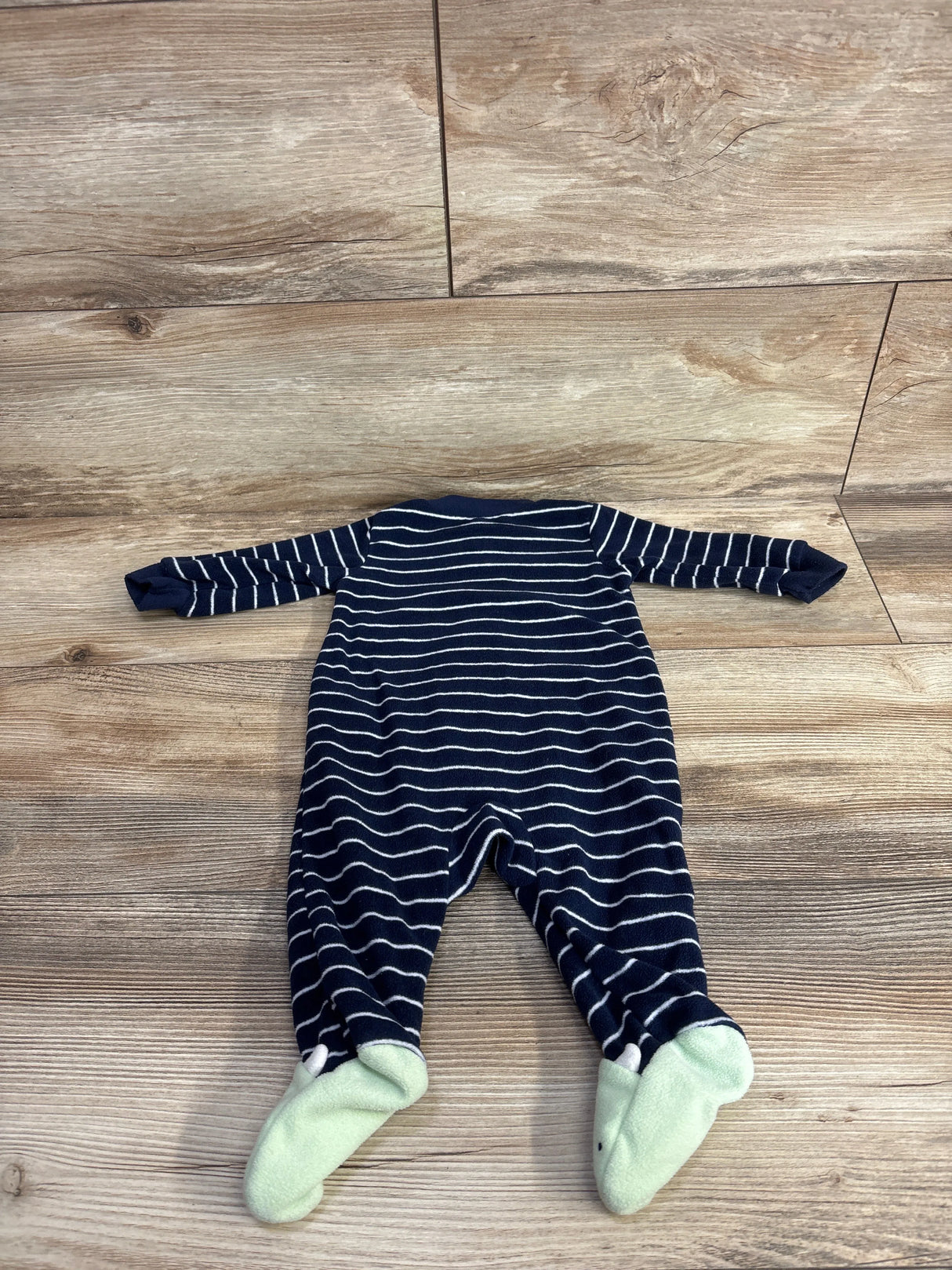 Carter's Striped Monster Blanket Sleeper Navy sz 3m