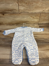 NEW Little Beginnings Quilted Cloud Print Sleeper sz 3-6m