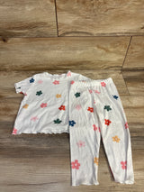 Shein 2pc Floral Shirt & Pants Set White sz 12-18m - Me n Mommy To Be